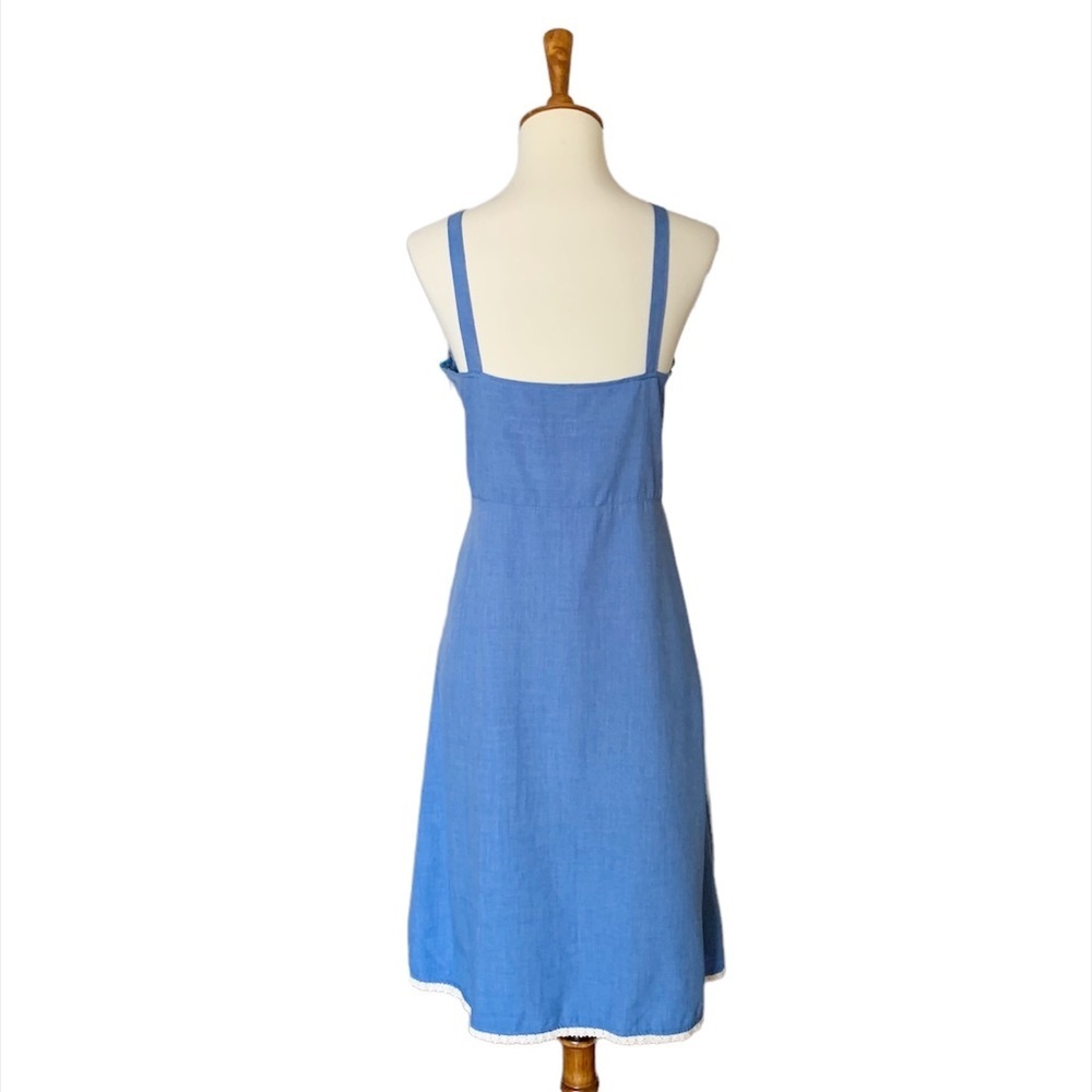 1791 Supply & Co Slip Dress Chambray Blue‎ Size Small - Picture 6 of 6
